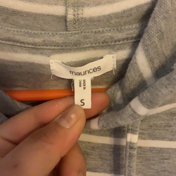 Long sleeve hooded shirt. Super soft and like new. - Picture 2 of 4